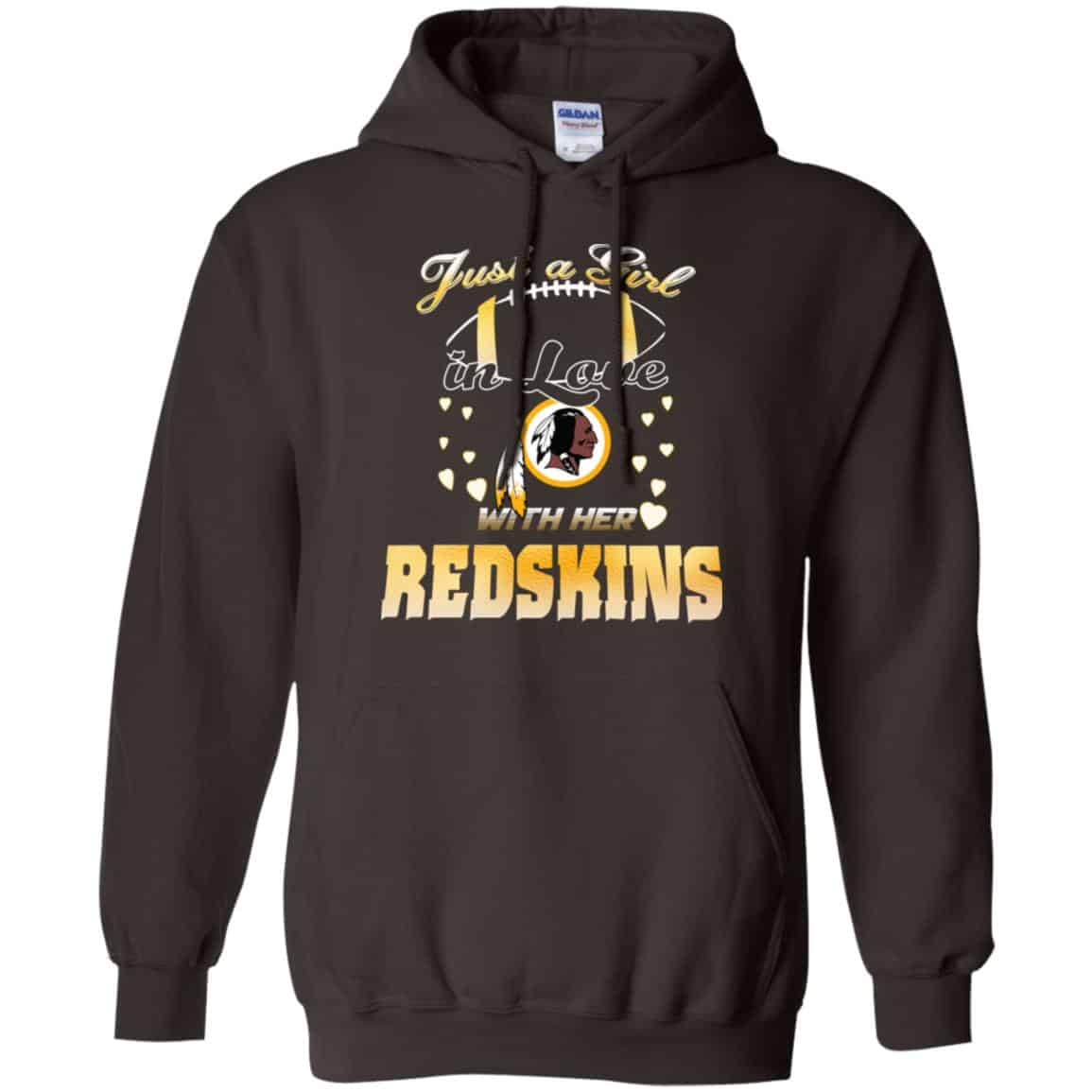 Washington Redskins: Just A Girl In Love With Her Redskins T-Shirts, Hoodie, Tank