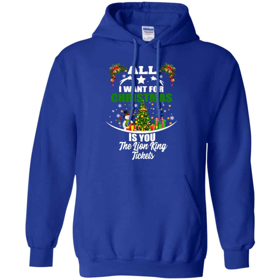 The Lion King: All I Want For Christmas Is You The Lion King Tickets T-Shirts, Hoodie, Tank