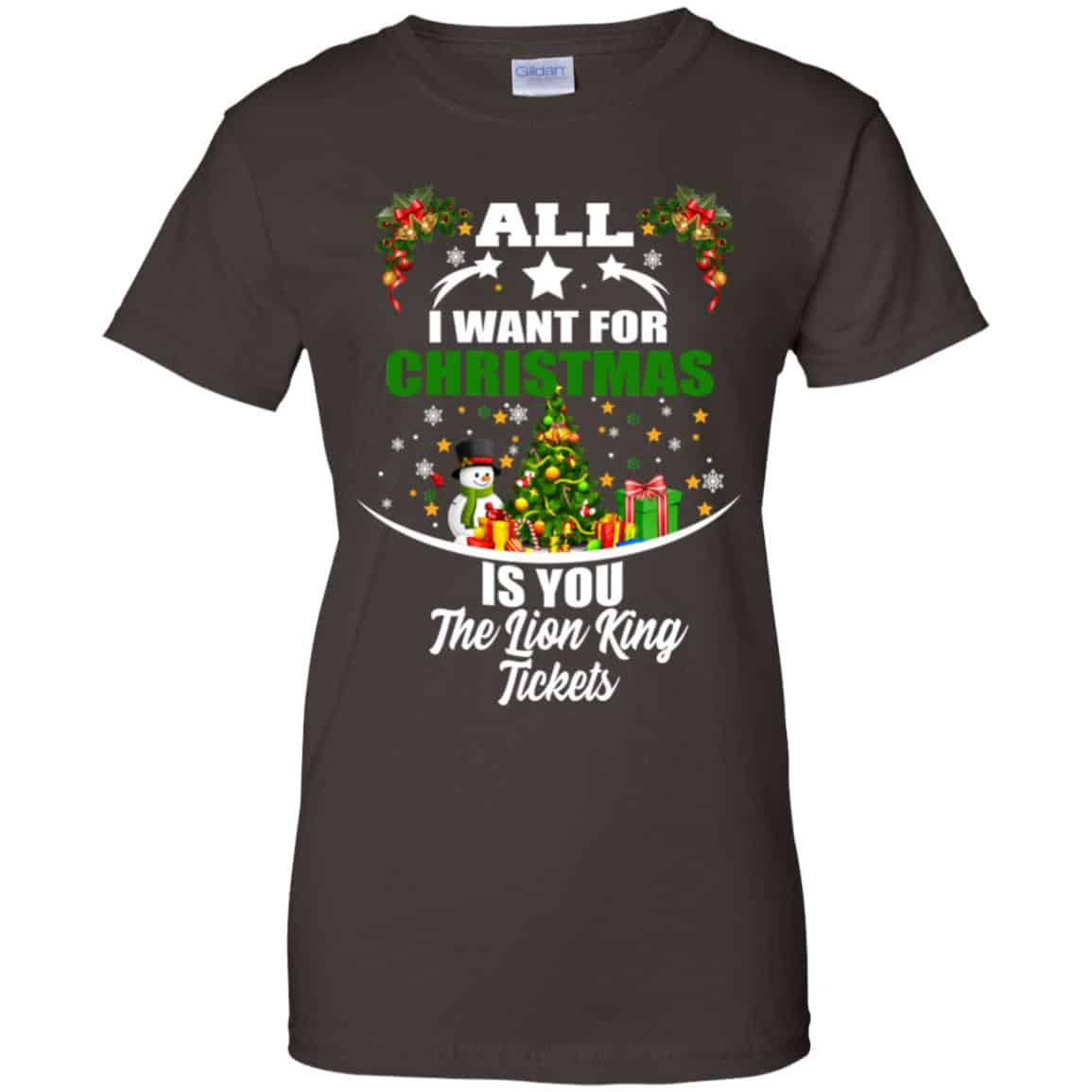 The Lion King: All I Want For Christmas Is You The Lion King Tickets T-Shirts, Hoodie, Tank
