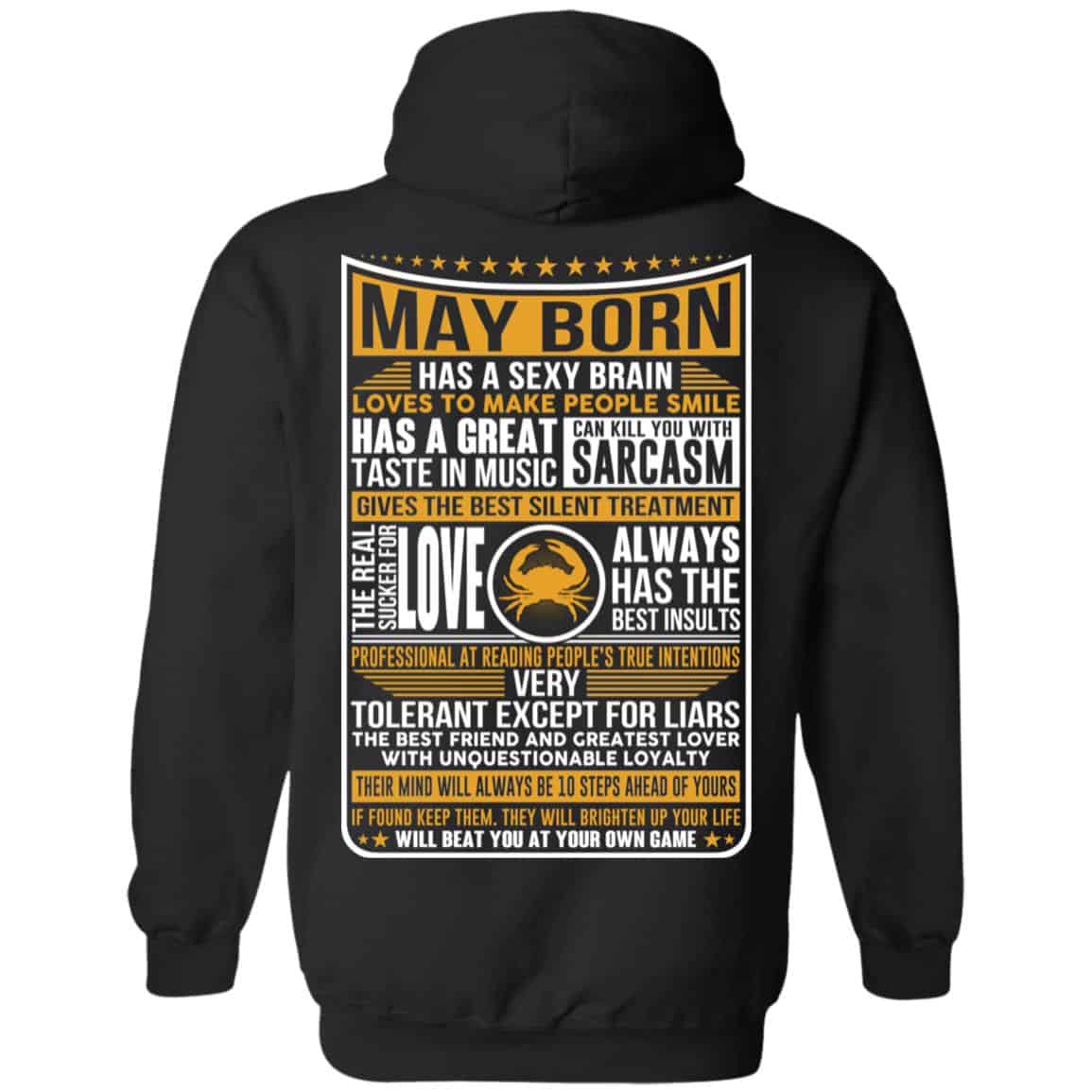 May Born Has A Sexy Brain Loves To Make People Smile T-Shirts, Hoodie, Tank