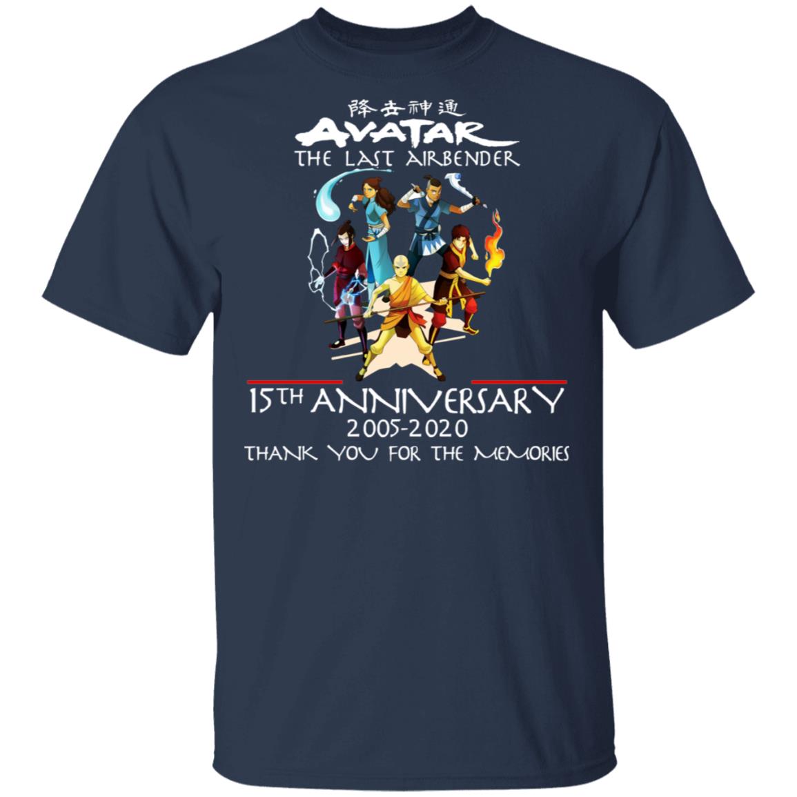 The Last Airbender Avatar 15th Anniversary 2005 2020 Shirt, Hoodie, Tank