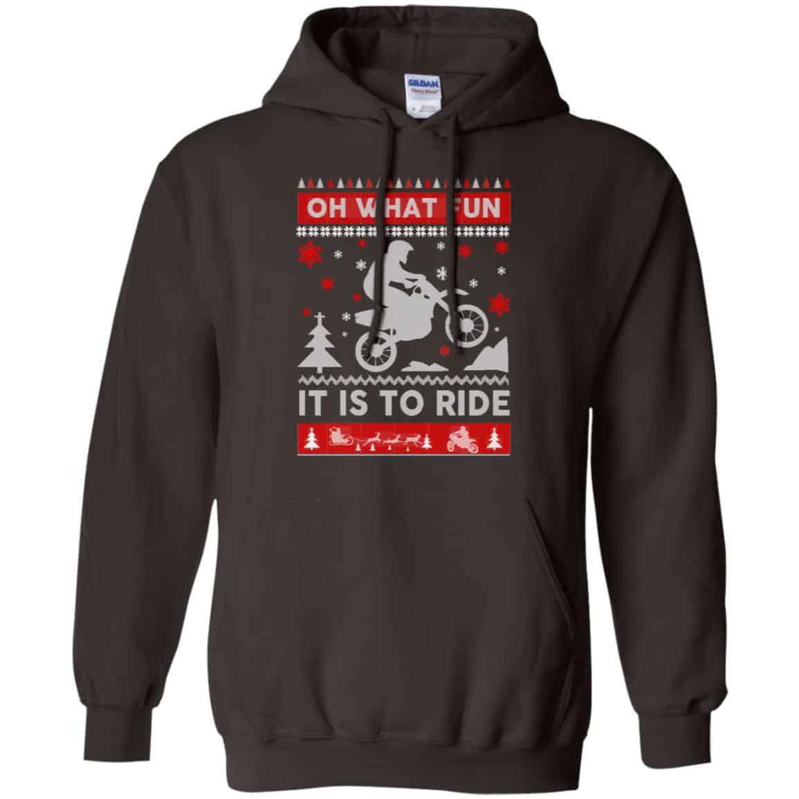 Motocross Sweater Christmas Oh What Fun It Is To Ride T-Shirts, Hoodie, Sweater