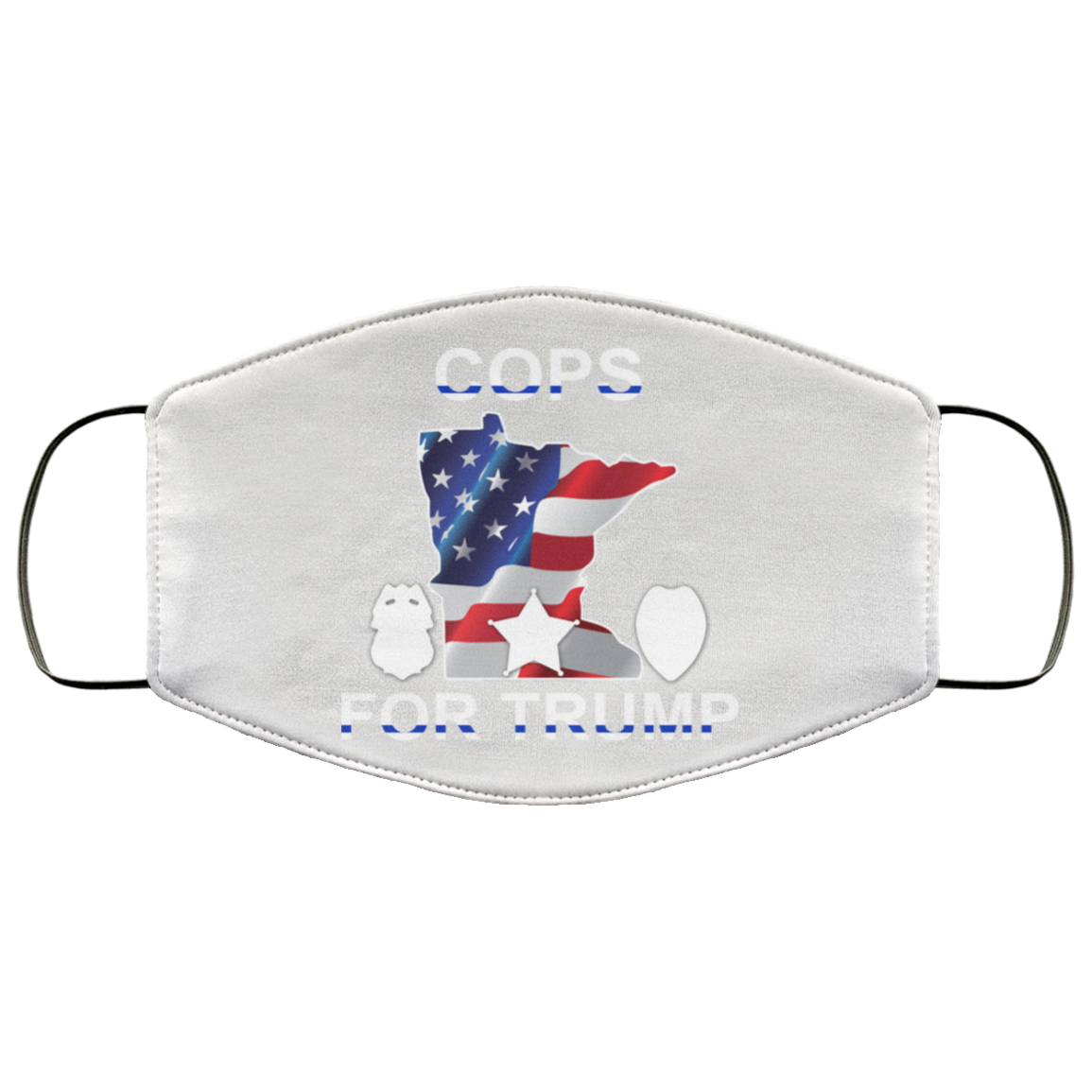 Cops For Donald Trump 2020 To President Face Mask