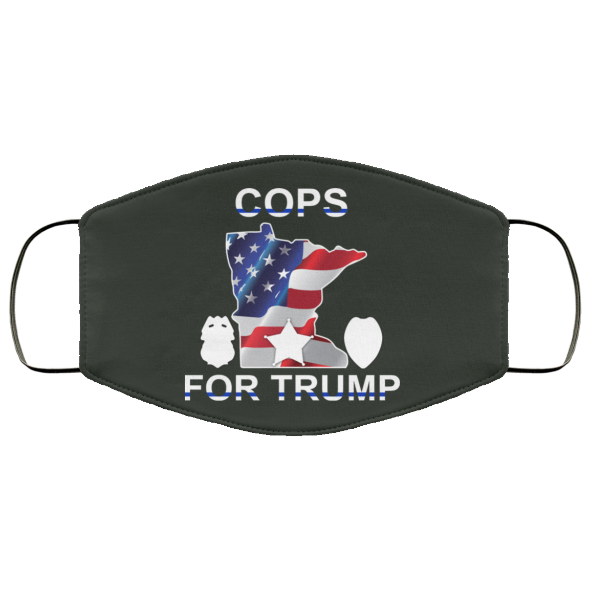 Cops For Donald Trump 2020 To President Face Mask
