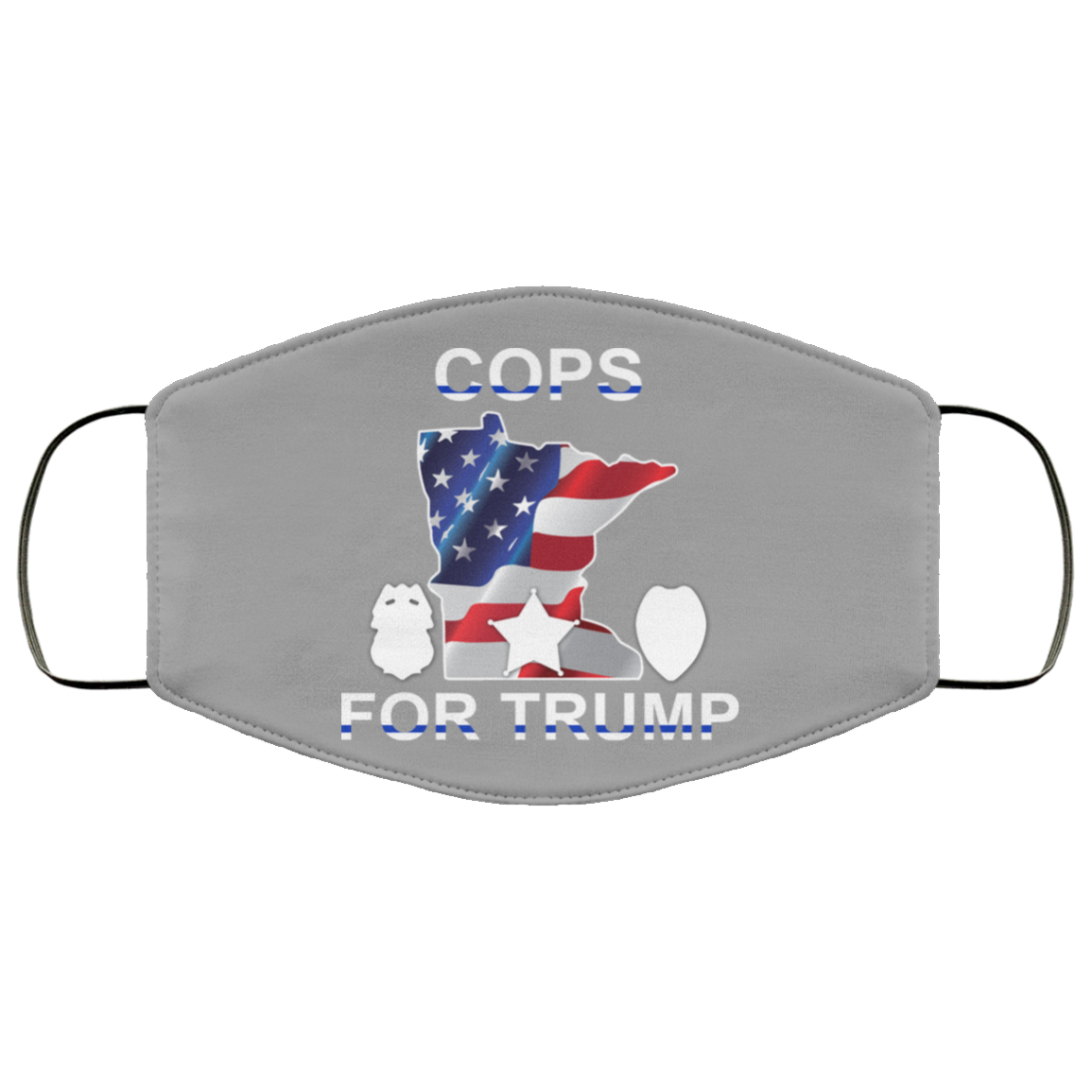 Cops For Donald Trump 2020 To President Face Mask