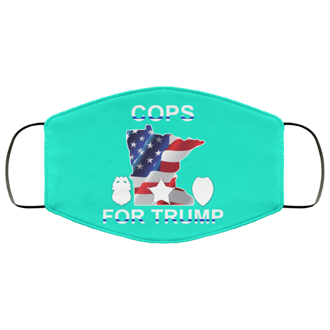 Cops For Donald Trump 2020 To President Face Mask