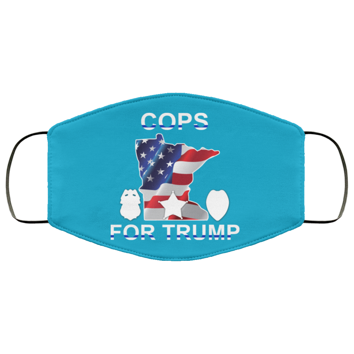 Cops For Donald Trump 2020 To President Face Mask
