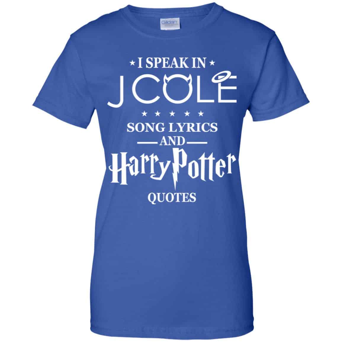 I Speak In J Cole Song Lyrics And Harry Potter Quotes T-Shirts, Hoodie, Tank