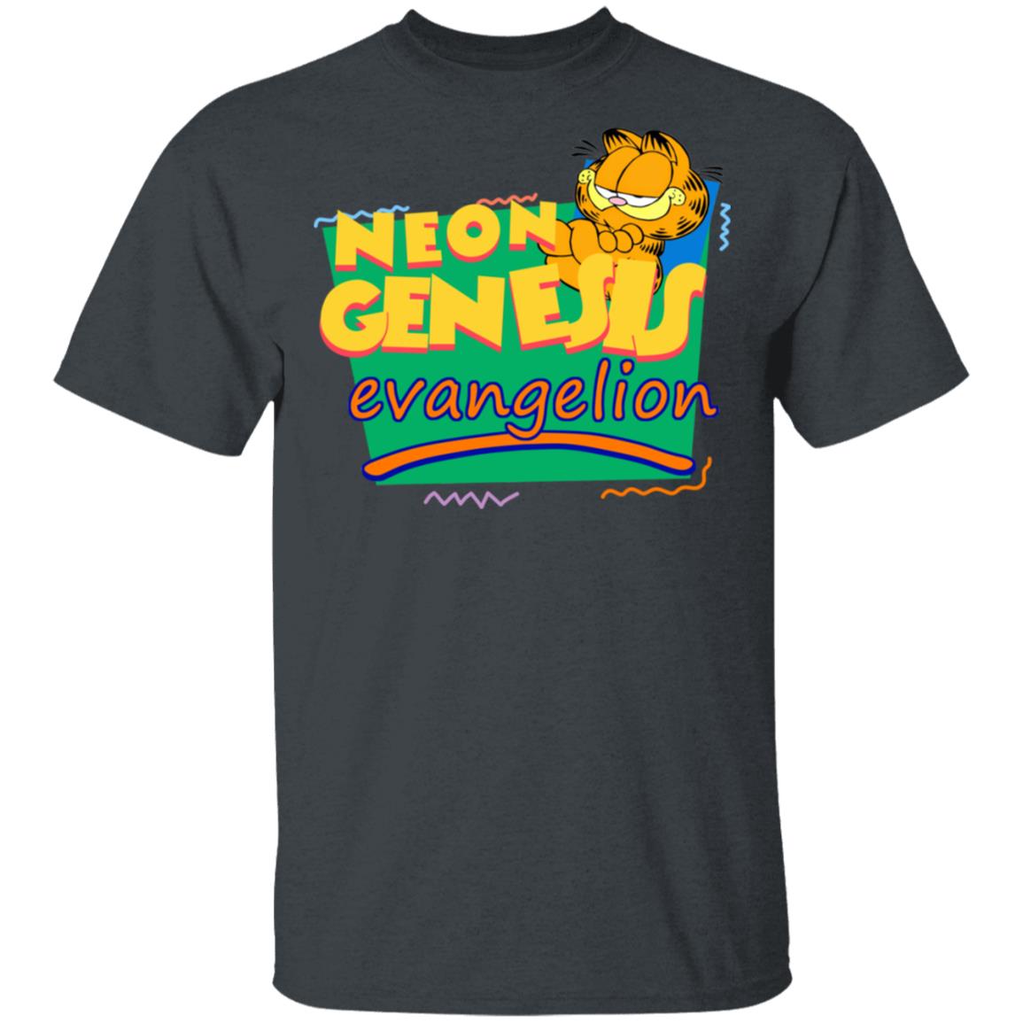 Neon Genesis Evangelion Meets Garfield And Friends Shirt, Hoodie, Tank