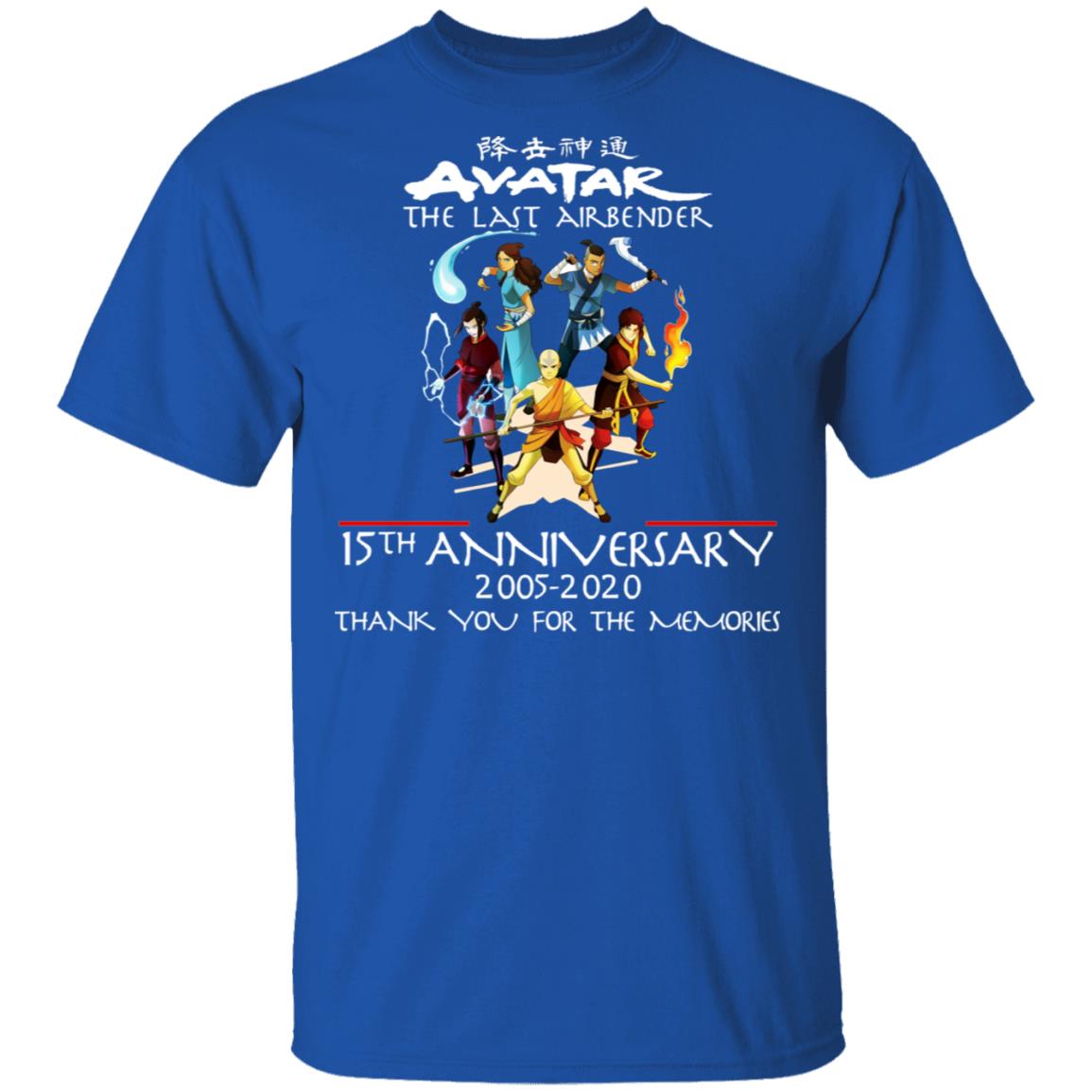 The Last Airbender Avatar 15th Anniversary 2005 2020 Shirt, Hoodie, Tank