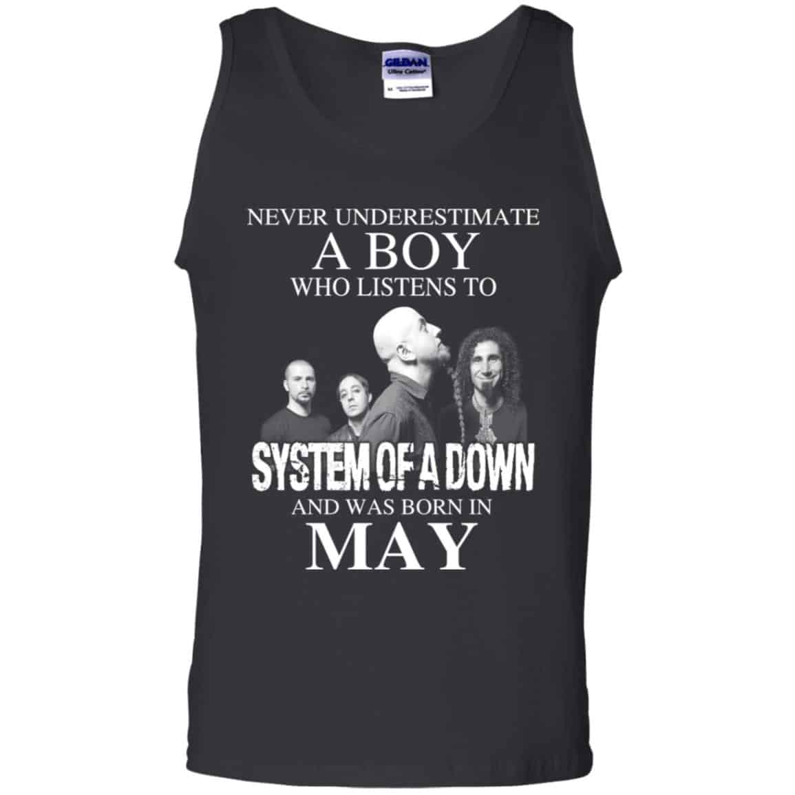 A Boy Who Listens To System Of A Down And Was Born In May T-Shirts, Hoodie, Tank