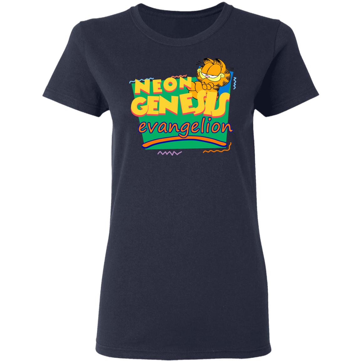 Neon Genesis Evangelion Meets Garfield And Friends Shirt, Hoodie, Tank