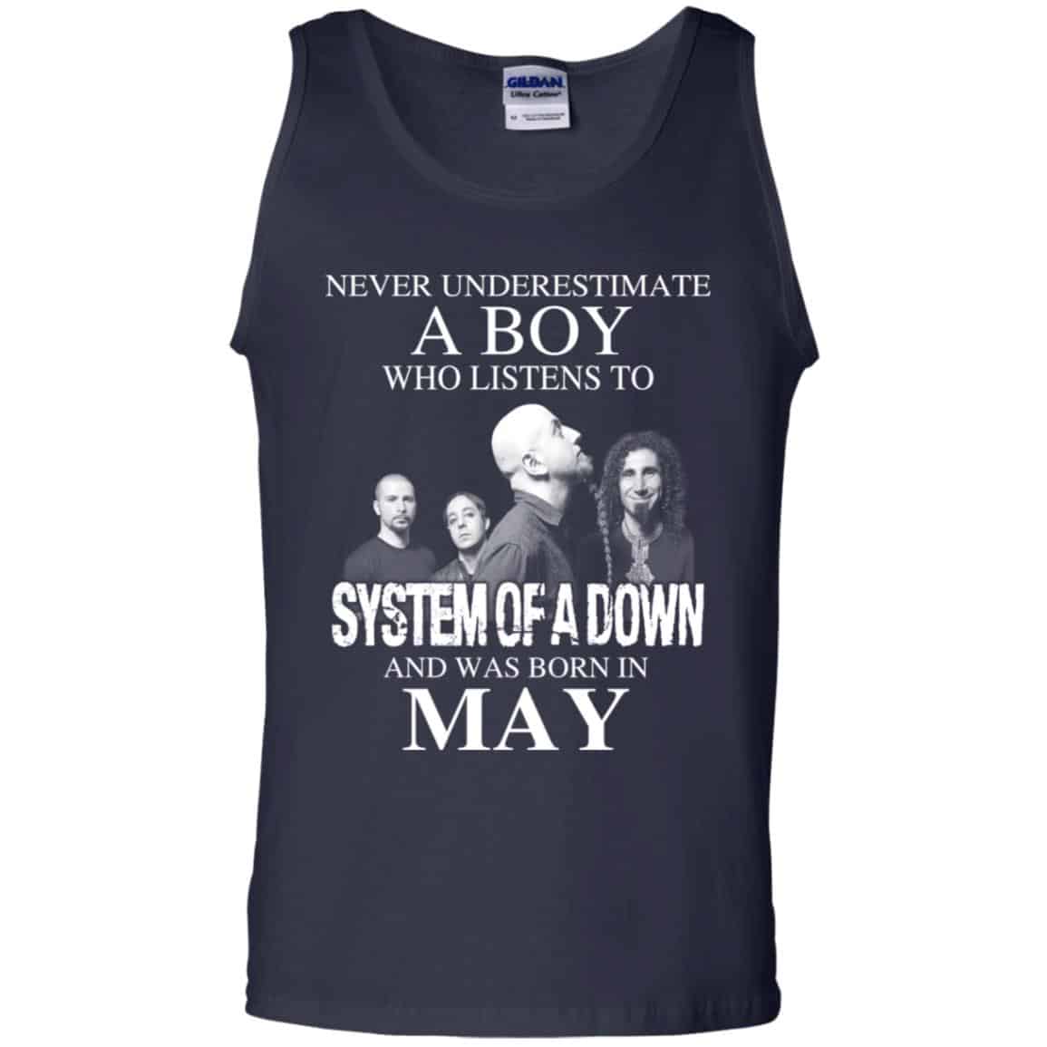 A Boy Who Listens To System Of A Down And Was Born In May T-Shirts, Hoodie, Tank