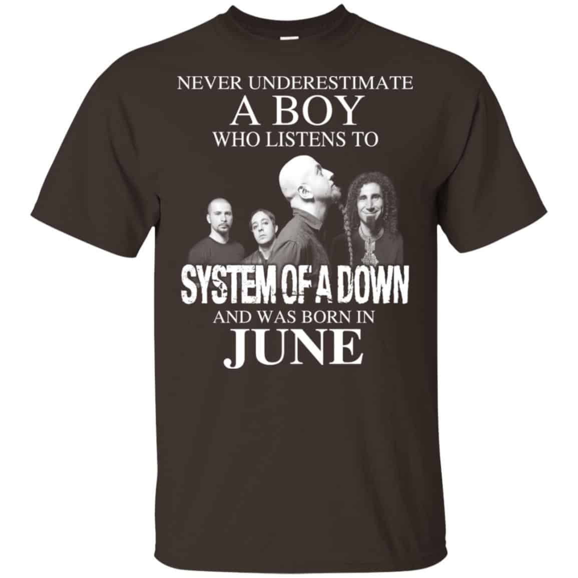 A Boy Who Listens To System Of A Down And Was Born In June T-Shirts, Hoodie, Tank