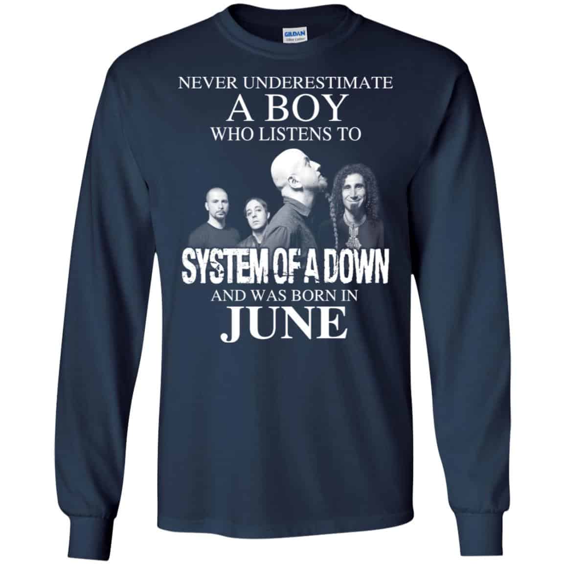 A Boy Who Listens To System Of A Down And Was Born In June T-Shirts, Hoodie, Tank