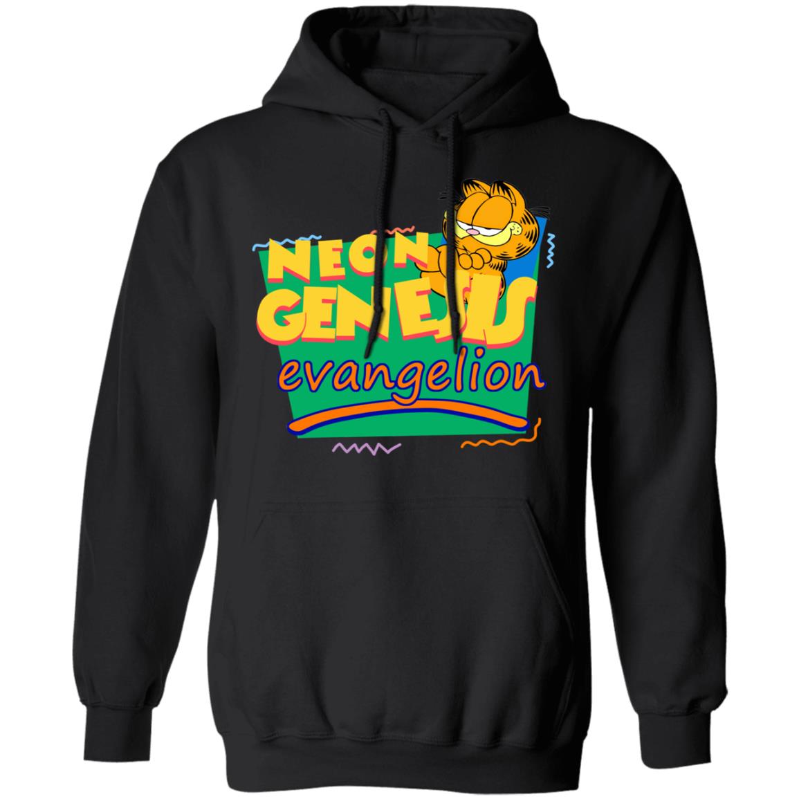 Neon Genesis Evangelion Meets Garfield And Friends Shirt, Hoodie, Tank