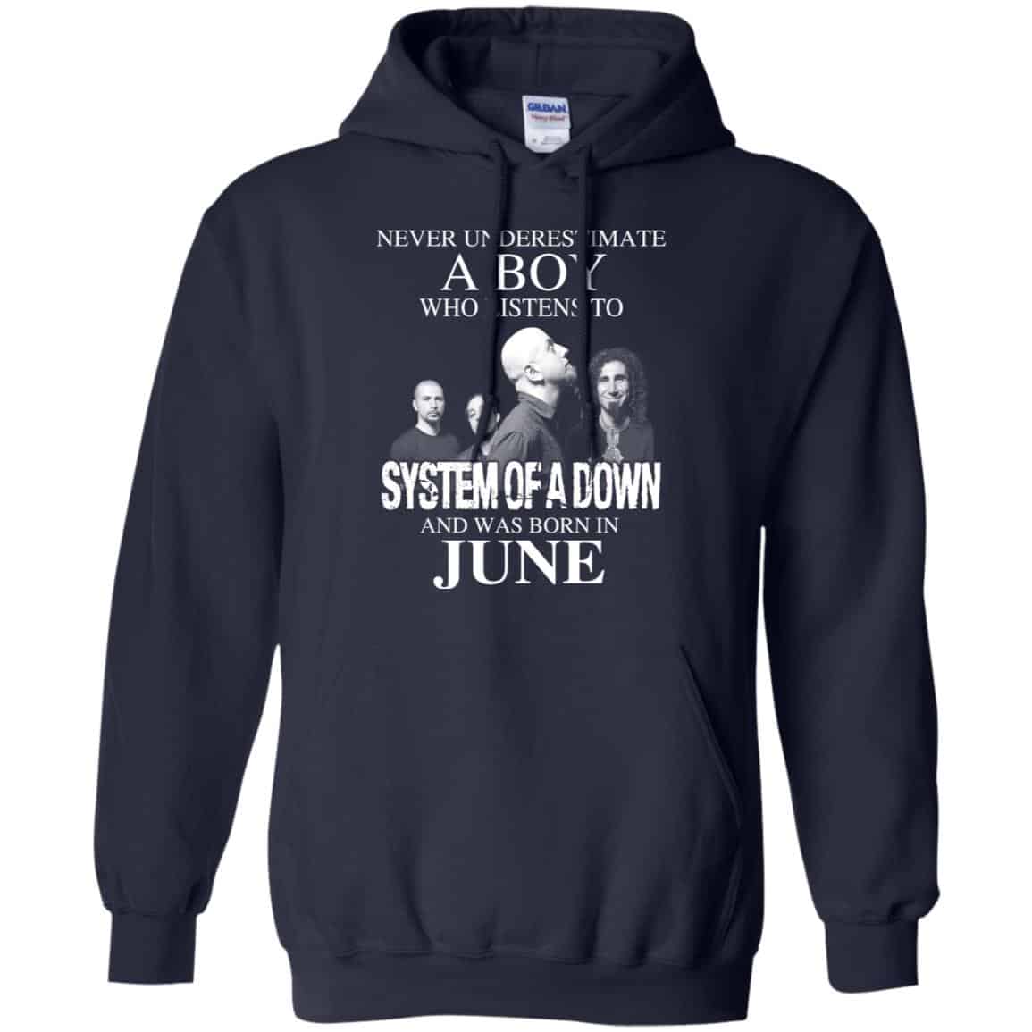 A Boy Who Listens To System Of A Down And Was Born In June T-Shirts, Hoodie, Tank