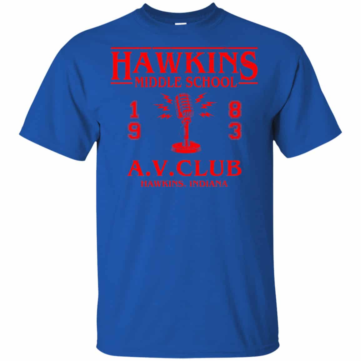 Hawkins Middle Schools 1983 A.V. Club Shirt, Hoodie, Tank