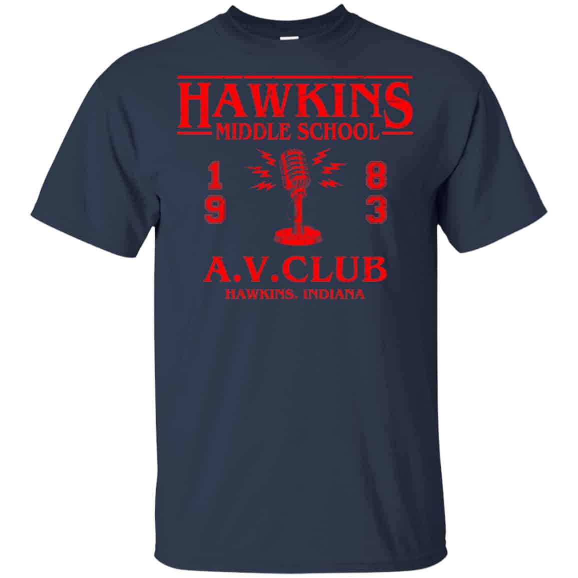 Hawkins Middle Schools 1983 A.V. Club Shirt, Hoodie, Tank