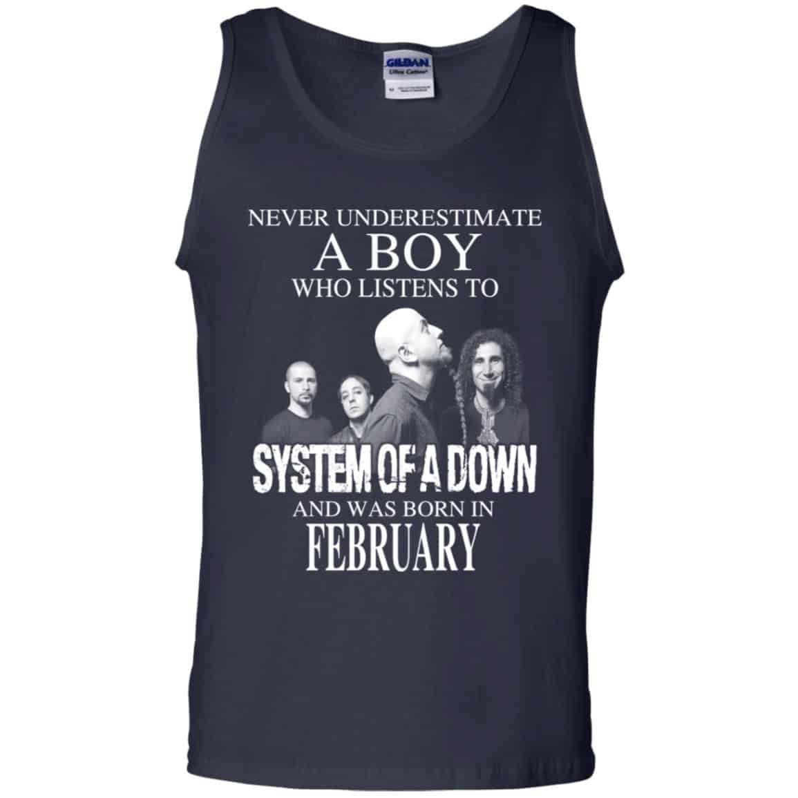 A Boy Who Listens To System Of A Down And Was Born In February T-Shirts, Hoodie, Tank