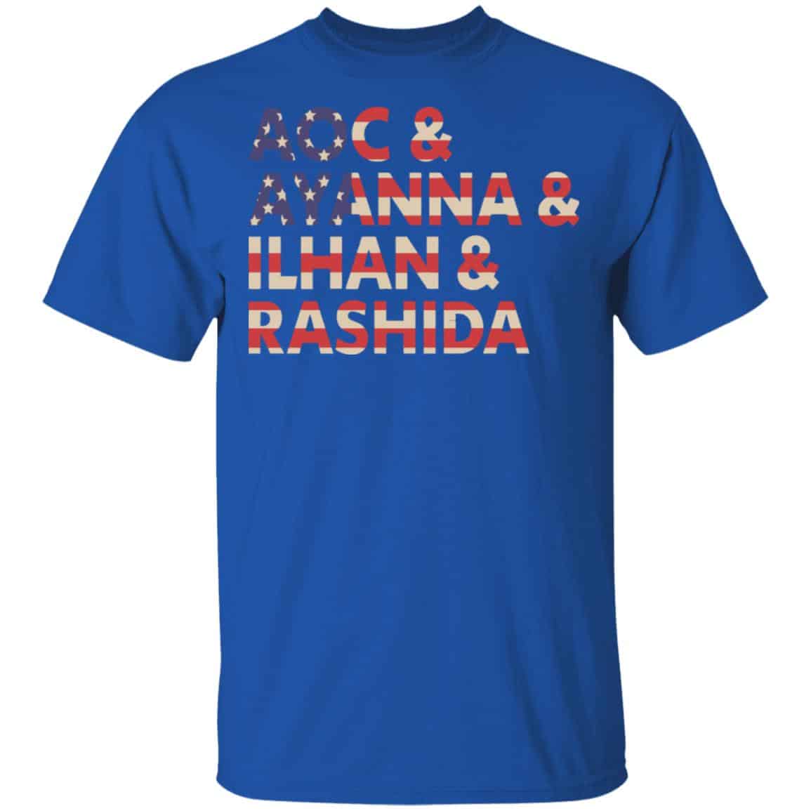 Aoc Ayanna Ilhan Rashida American Flag Shirt, Hoodie, Tank