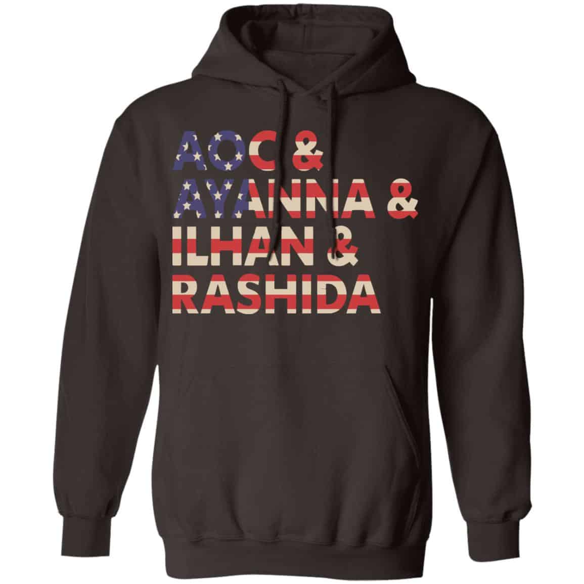 Aoc Ayanna Ilhan Rashida American Flag Shirt, Hoodie, Tank
