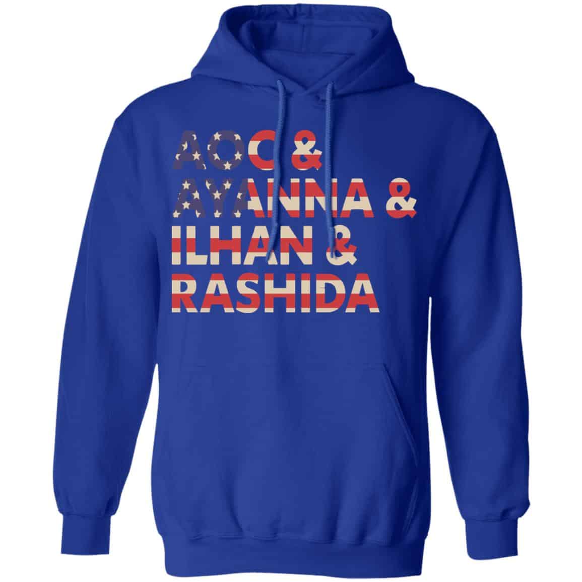 Aoc Ayanna Ilhan Rashida American Flag Shirt, Hoodie, Tank