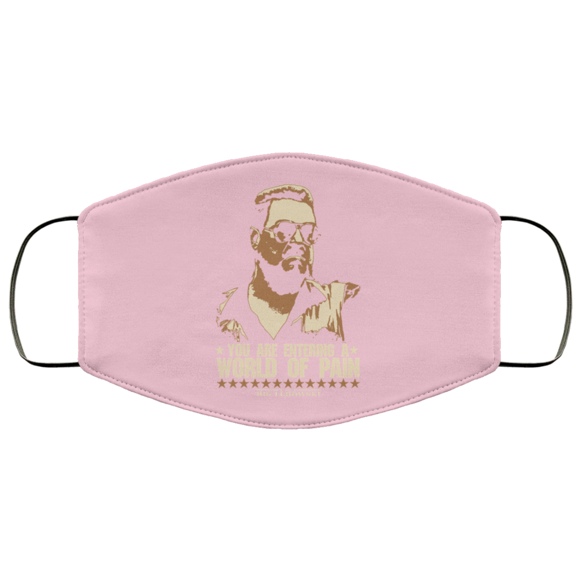 The Big Lebowski You Are Entering A World Of Pain Face Mask