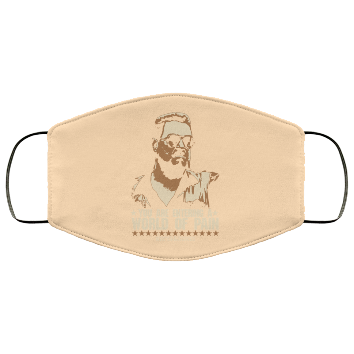 The Big Lebowski You Are Entering A World Of Pain Face Mask