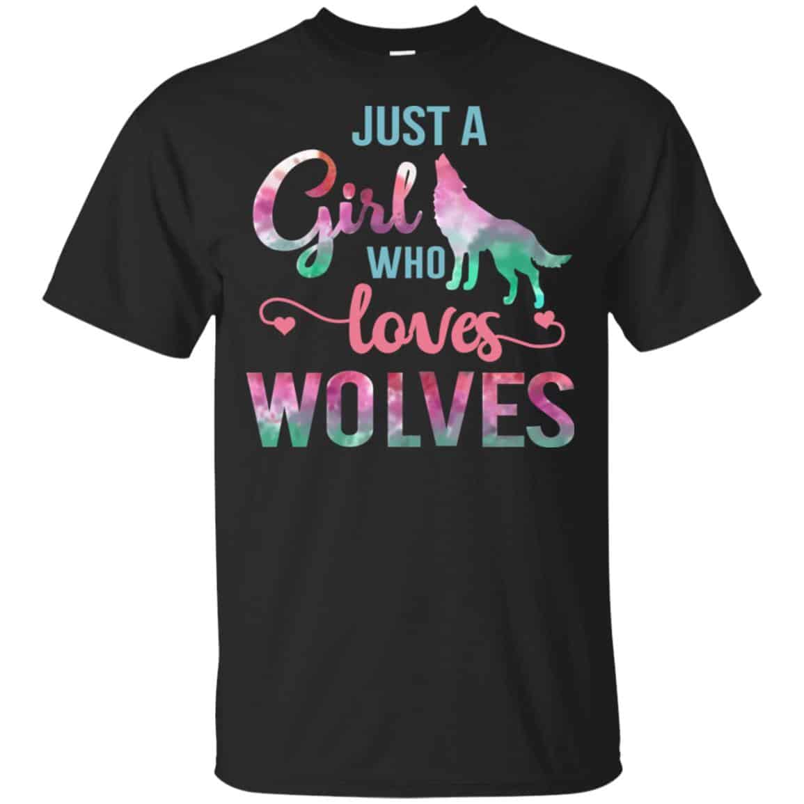 Just A Girl Who Loves Wolves Shirt, Hoodie, Tank