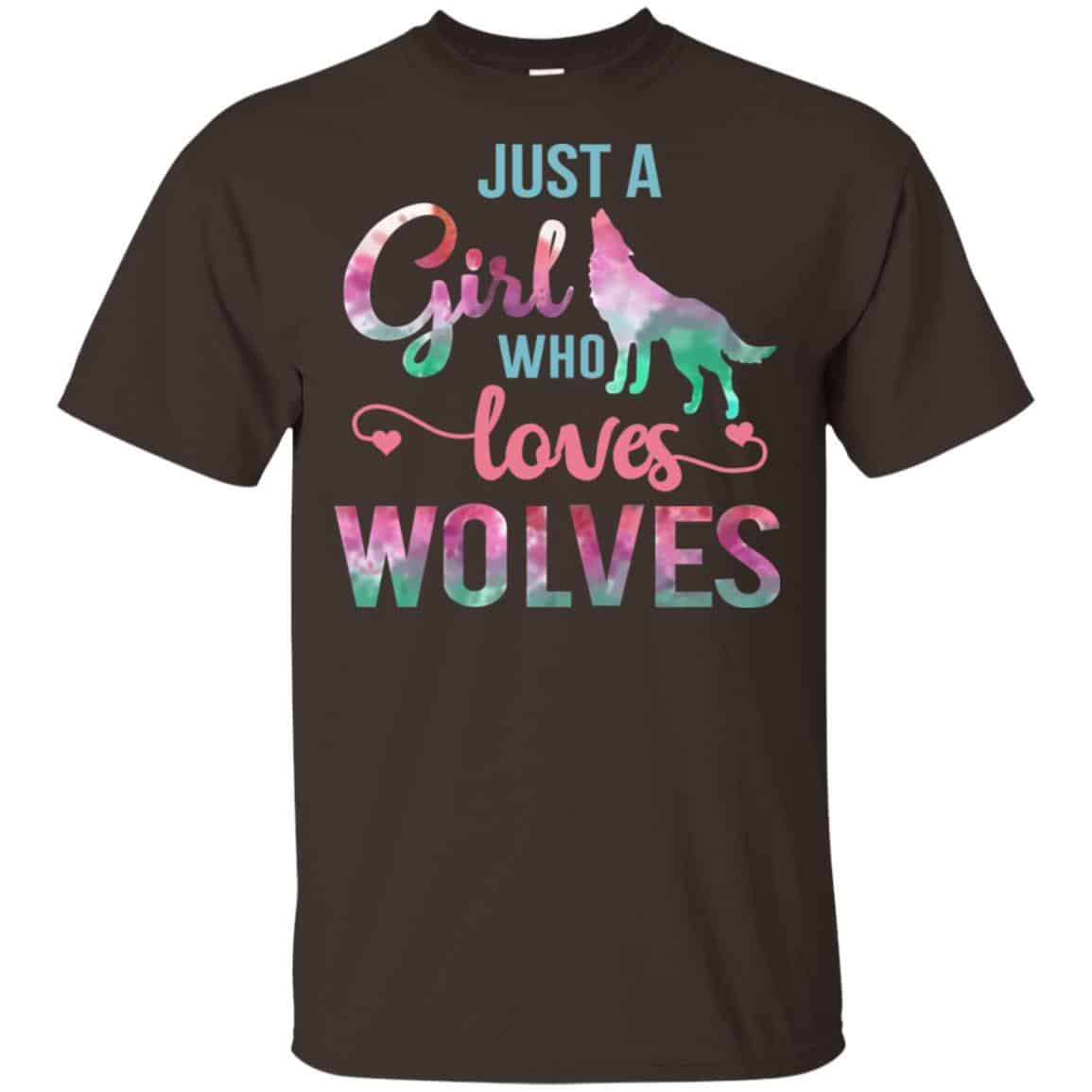 Just A Girl Who Loves Wolves Shirt, Hoodie, Tank