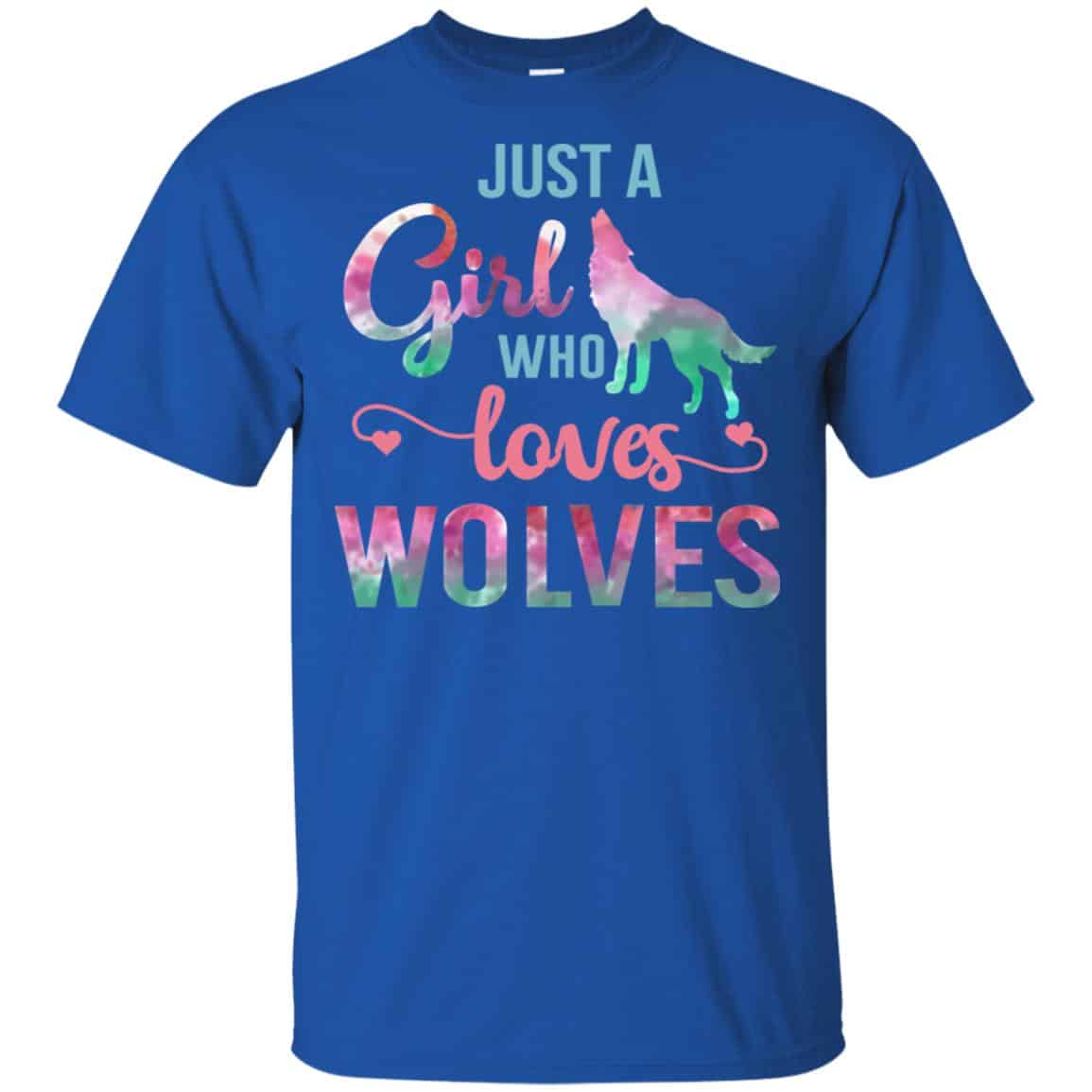 Just A Girl Who Loves Wolves Shirt, Hoodie, Tank