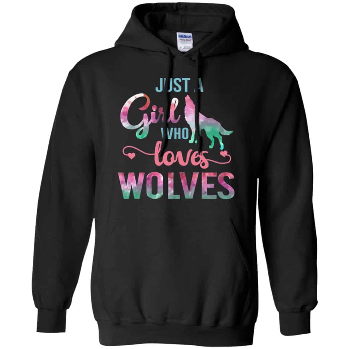 Just A Girl Who Loves Wolves Shirt, Hoodie, Tank