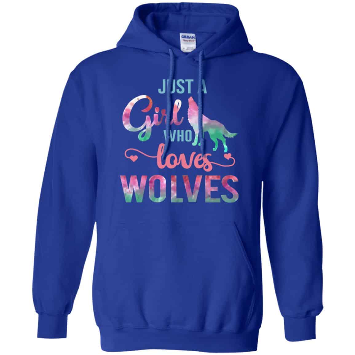Just A Girl Who Loves Wolves Shirt, Hoodie, Tank