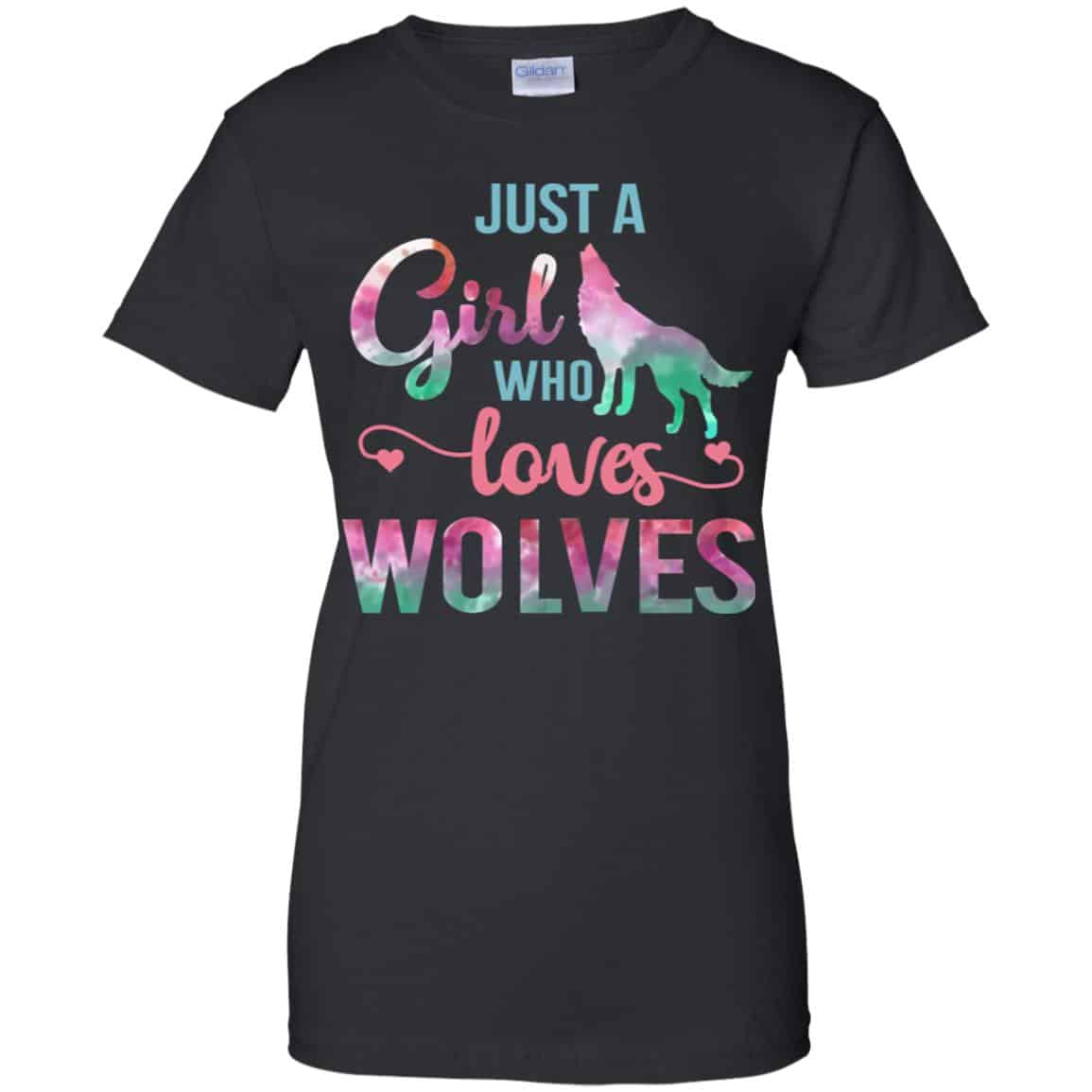 Just A Girl Who Loves Wolves Shirt, Hoodie, Tank
