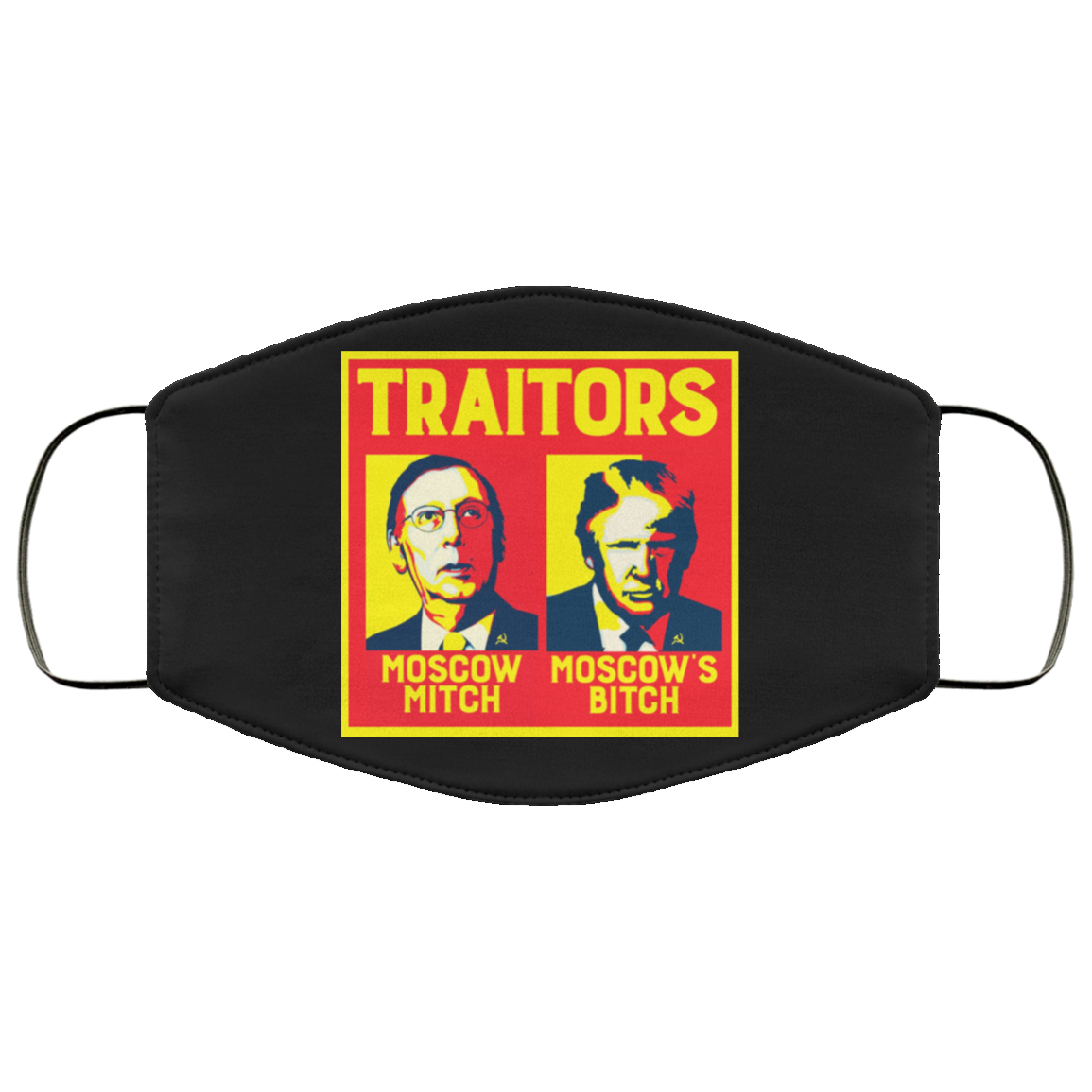 Traitors Ditch Moscow Mitch Face Mask