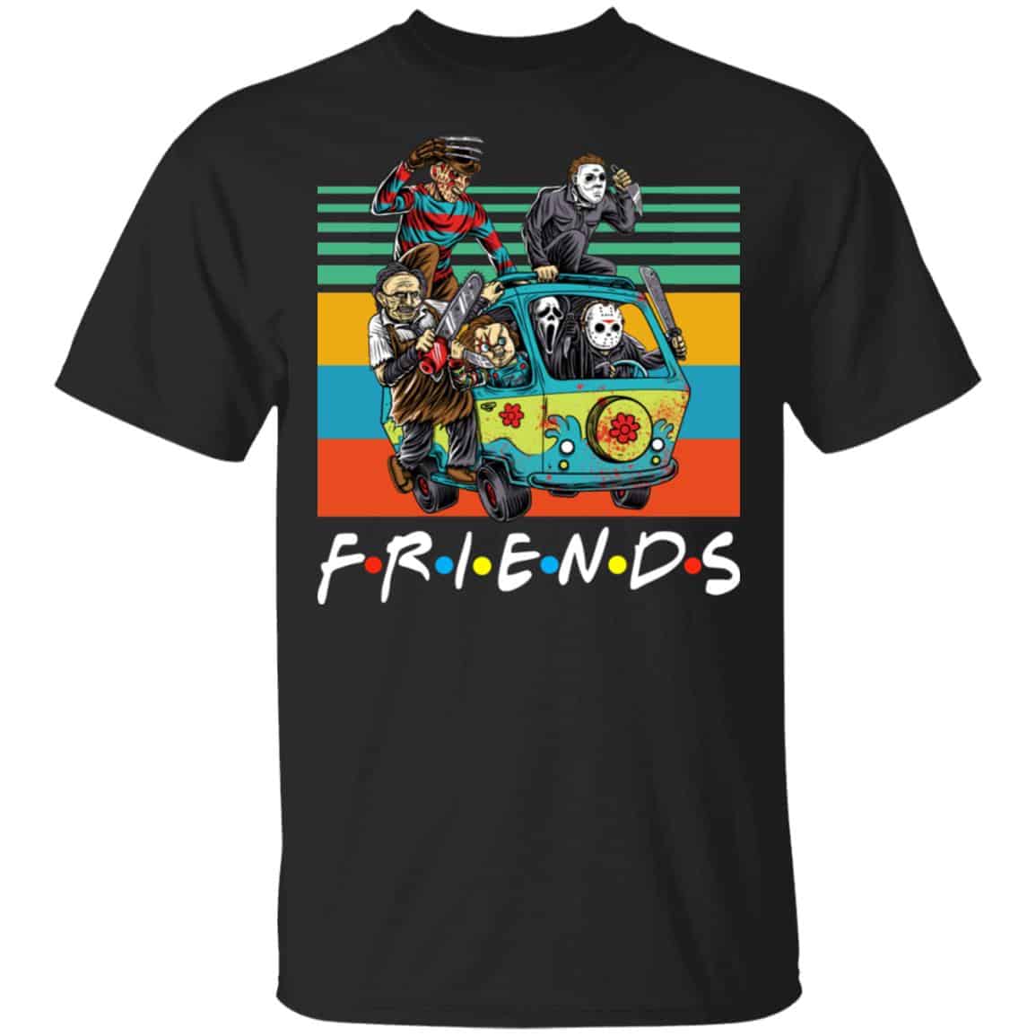 Halloween Friends Characters Horror Shirt, Hoodie, Tank