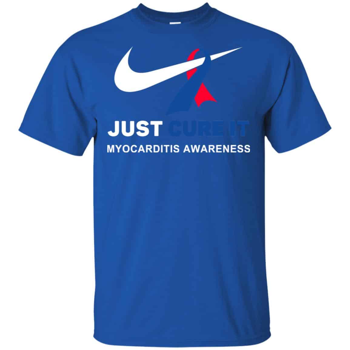 Myocarditis Awareness: Just Cure It T-Shirts, Hoodies, Tank