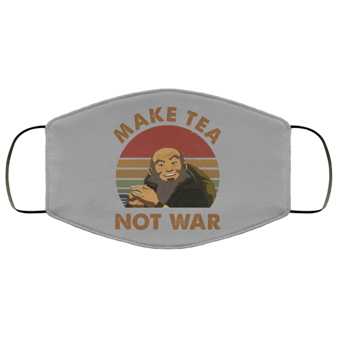 The Last Airbender Avatar Uncle Iroh Make Tea Not War Face Mask