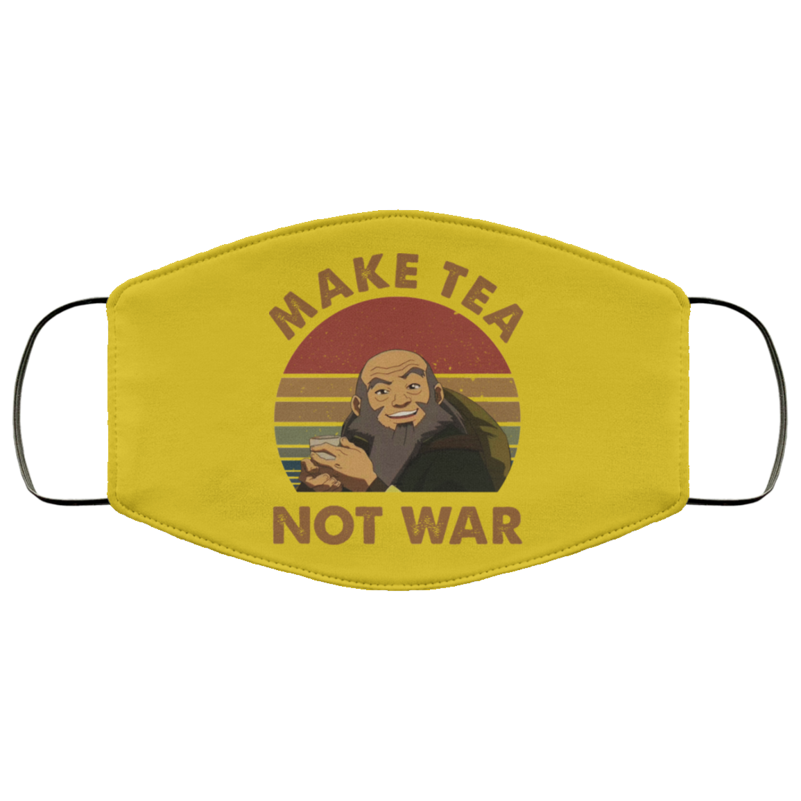 The Last Airbender Avatar Uncle Iroh Make Tea Not War Face Mask