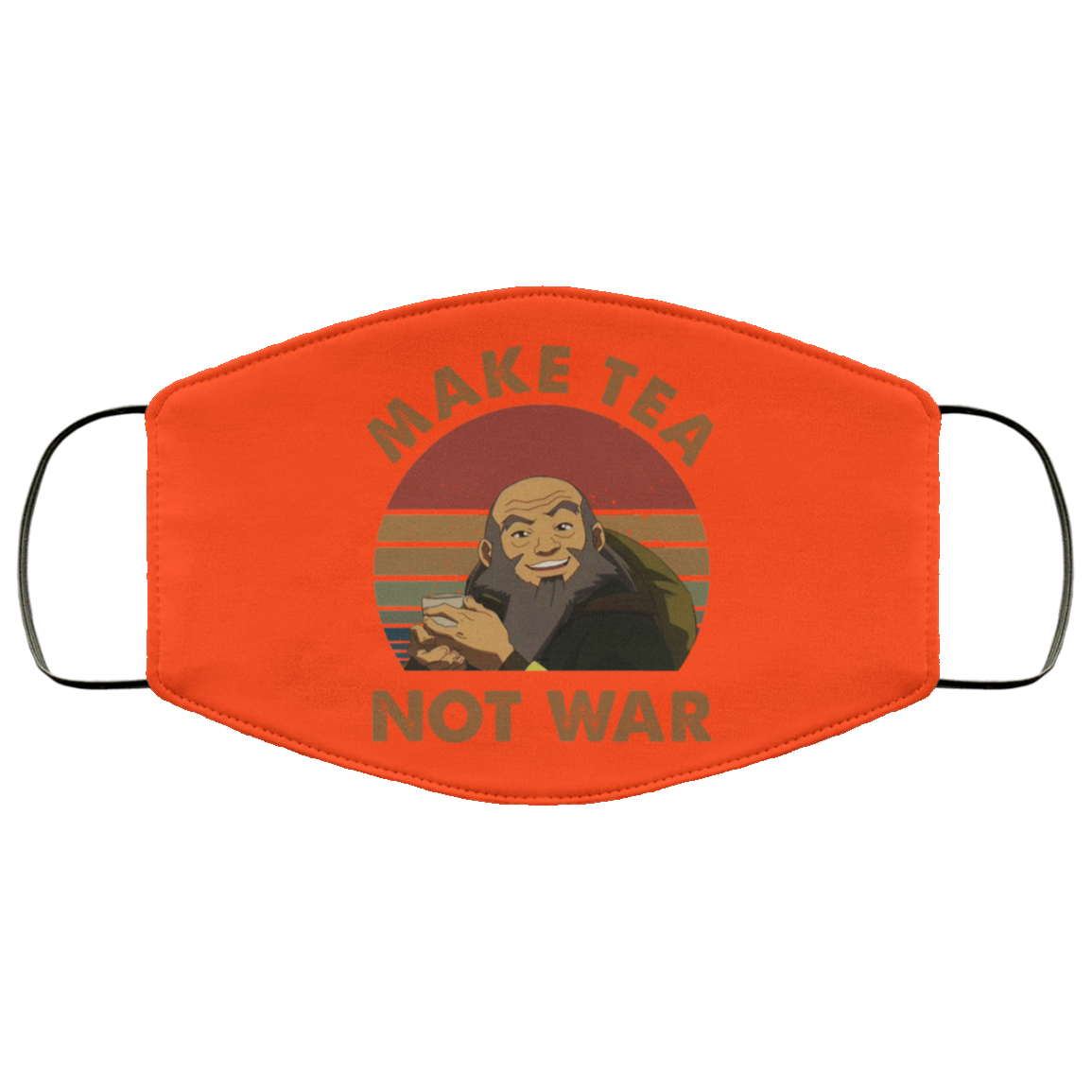 The Last Airbender Avatar Uncle Iroh Make Tea Not War Face Mask