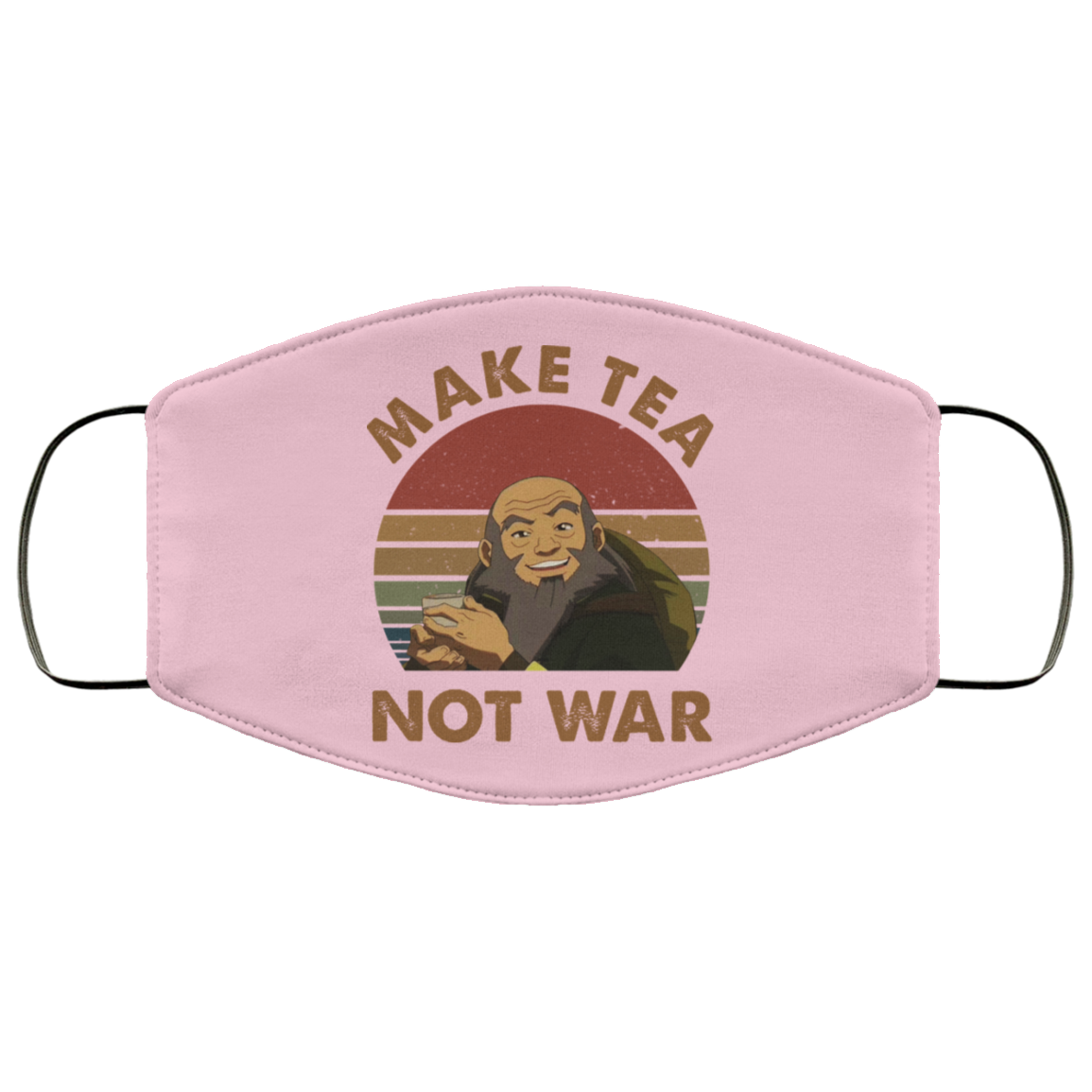 The Last Airbender Avatar Uncle Iroh Make Tea Not War Face Mask