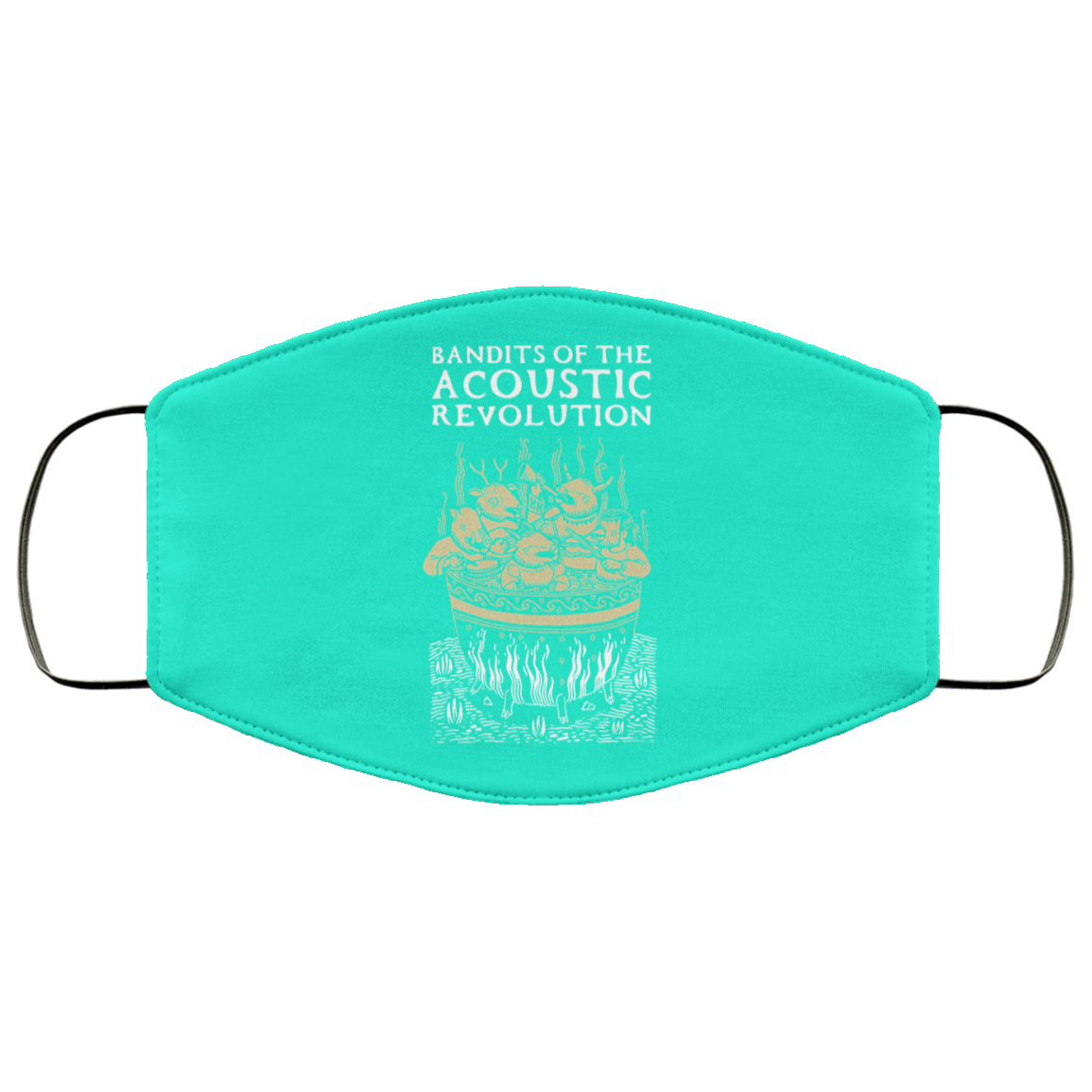Bandits Of The Acoustic Revolution Face Mask