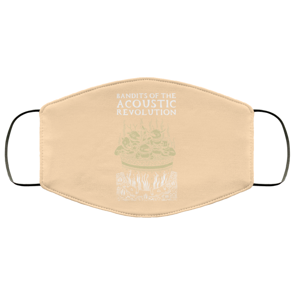 Bandits Of The Acoustic Revolution Face Mask
