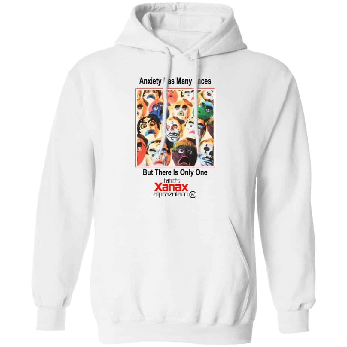 Anxiety Has Many Faces Shirt, Hoodie, Tank