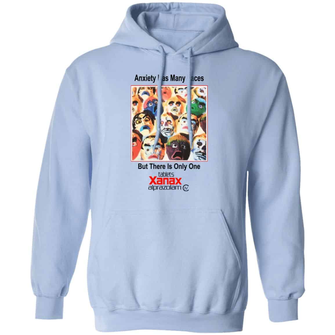 Anxiety Has Many Faces Shirt, Hoodie, Tank