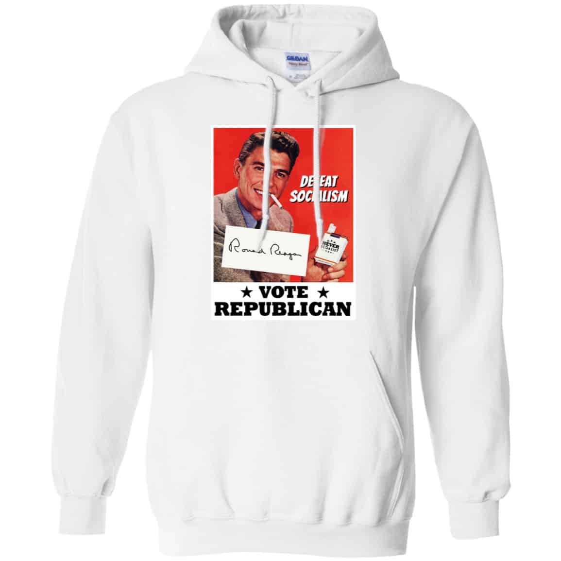 Defeat Socialism Vote Republican Ronald Reagan Shirt, Hoodie, Tank