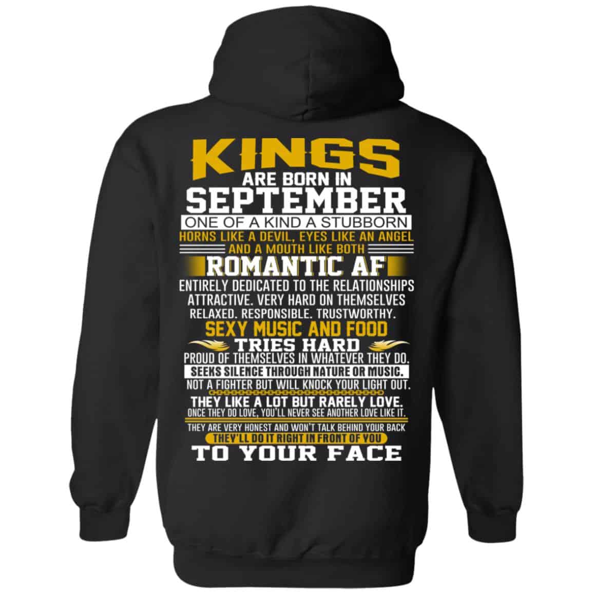 Kings Are Born In September One Of A Kind A Stubborn T-Shirts, Hoodie, Tank