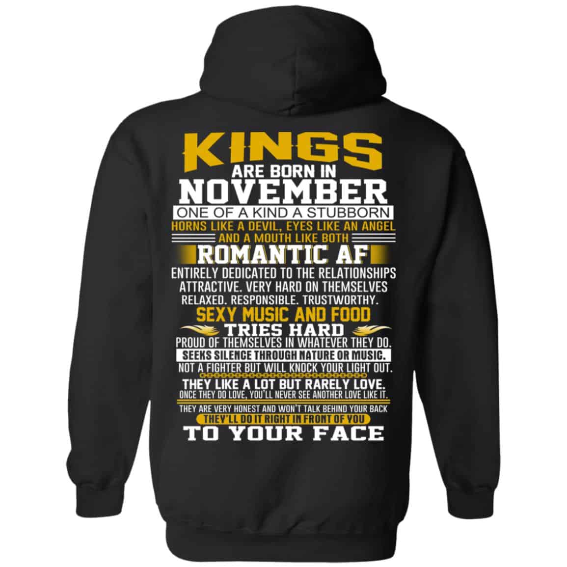 Kings Are Born In November One Of A Kind A Stubborn T-Shirts, Hoodie, Tank