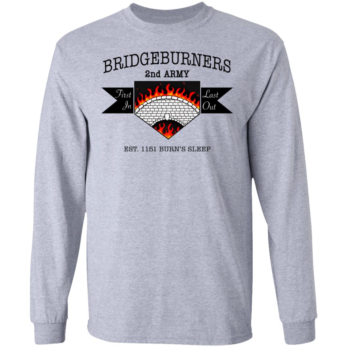 Bridgeburners 2nd Army Est. 1151 Burn’s Sleep Shirt, Hoodie, Tank